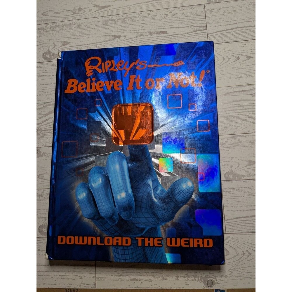 Ripley's Believe It Or Not! Download The Weird Holographic Hardcover Book